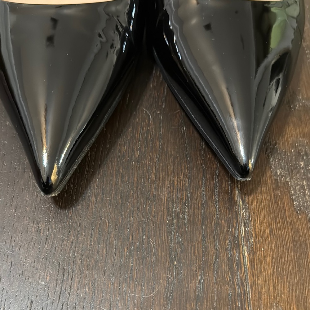 Gucci Black Patent Leather Slingback Pumps - Picture 8 of 12